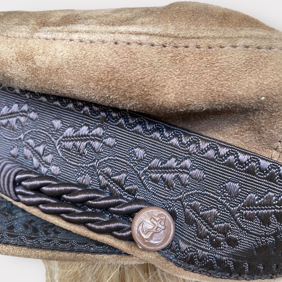 VTG ECHTES LEDER FISHERMAN HAT - Picture 9 of 11